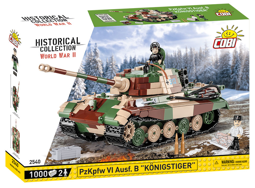 Německý těžký tank PzKpfW VI ausf. B KÖNIGSTIGER (Tiger II) COBI 2540 