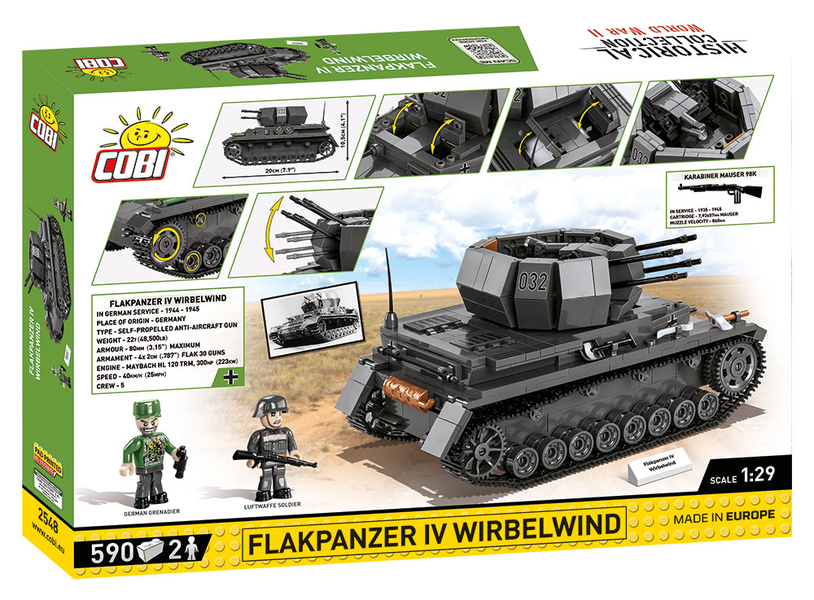 Samohybný protiletadlový kanon Flakpanzer IV WIRBELWIND COBI 2548 - World War II