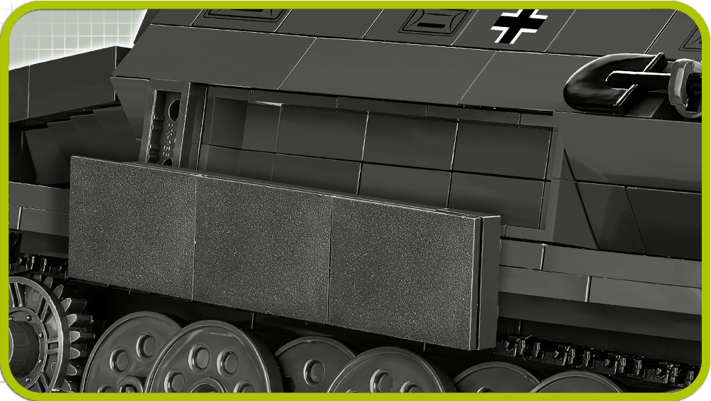Kolopásový obrněný transportér Sd.Kfz. 251/9 Ausf. C Stummel COBI 2472A - World War II - kopie