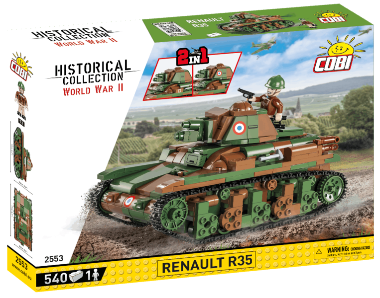 Francouzský lehký pěchotní tank RENAULT R35 COBI 2553 - World War II