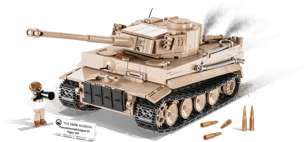 Tank TIGER 131 SD.KFZ 181 Panzerkampfwagen VI AUSF.E COBI 2519 - World War II - kopie