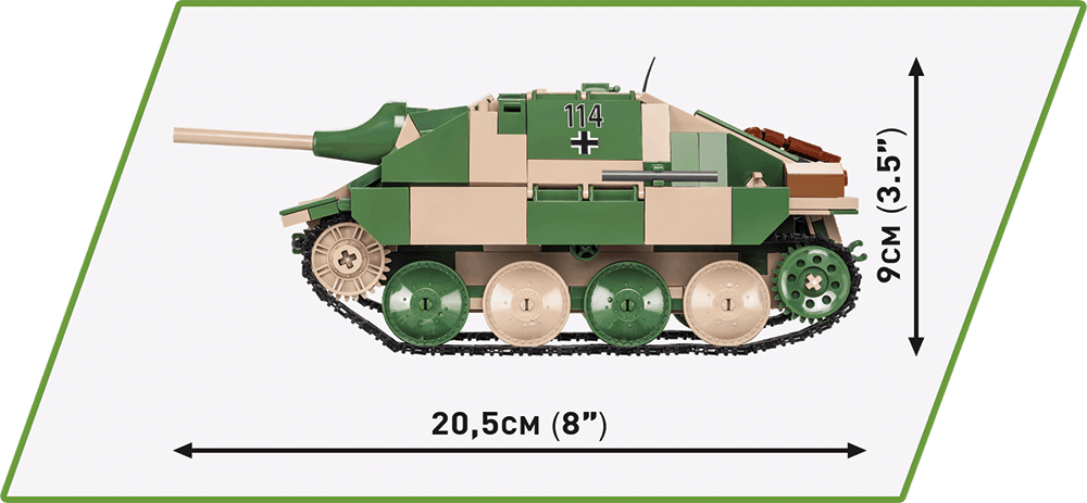 Německý stíhač tanků Jadgpanzer 38 (t) HETZER COBI 2558 - World War II