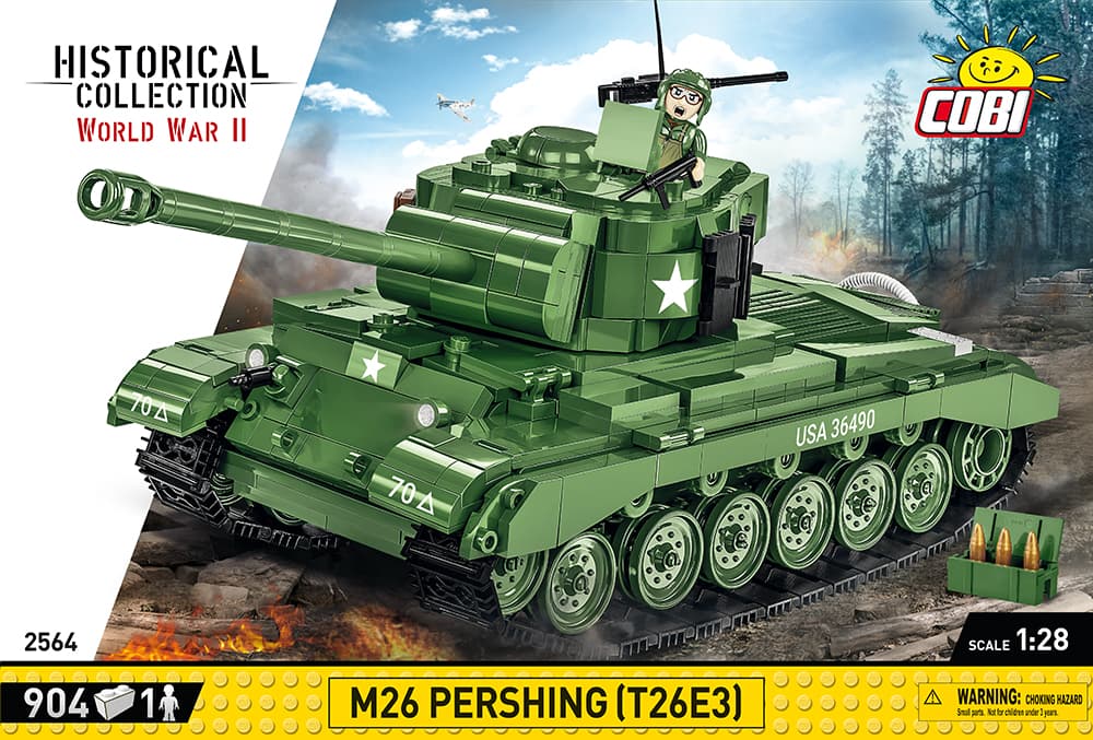 American tank M26 PERSHING (T26E3) COBI 2564 - World War II