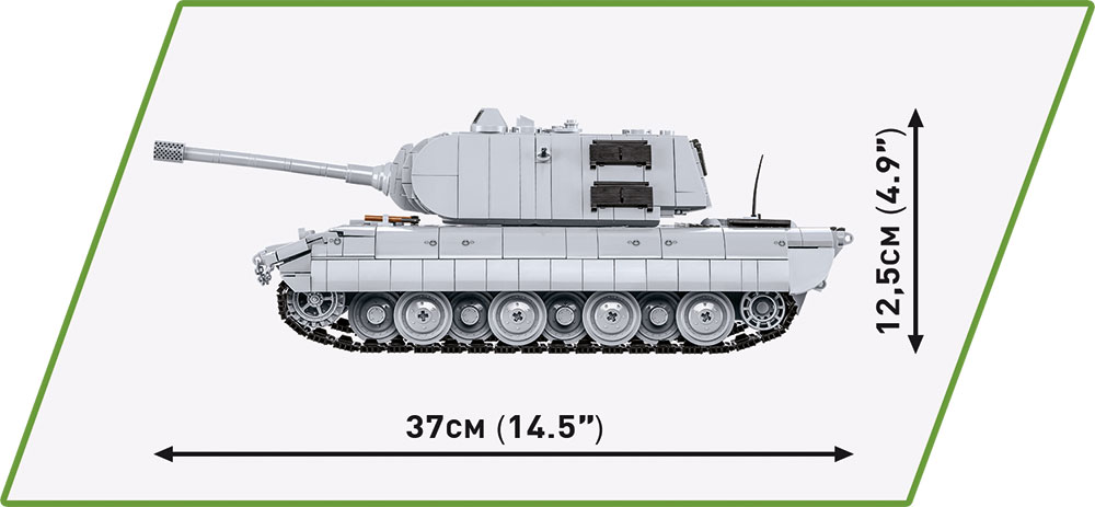 Německý supertěžký tank E-100 COBI 2571 - Limited Edition WWII