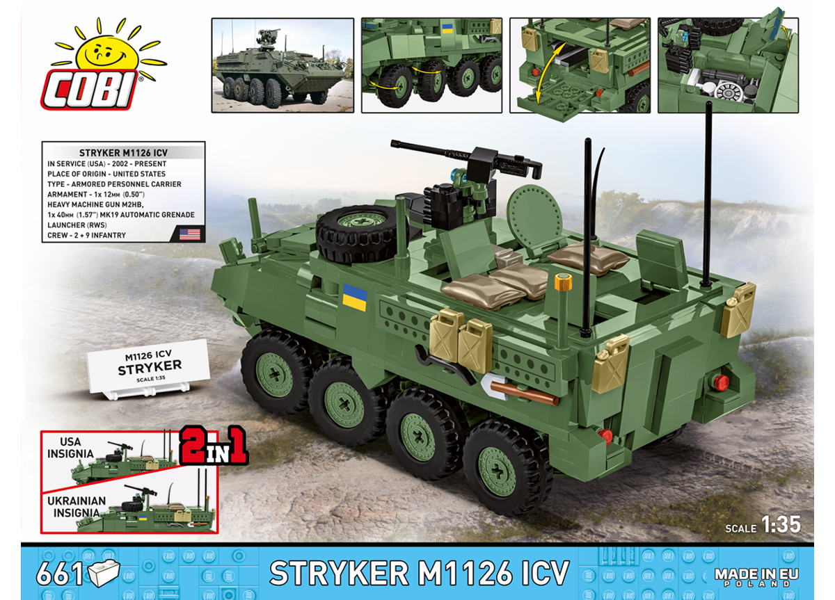 Kanadské obrněné vozidlo Stryker M1126 ICV COBI 2635 - Armed Forces 1:35