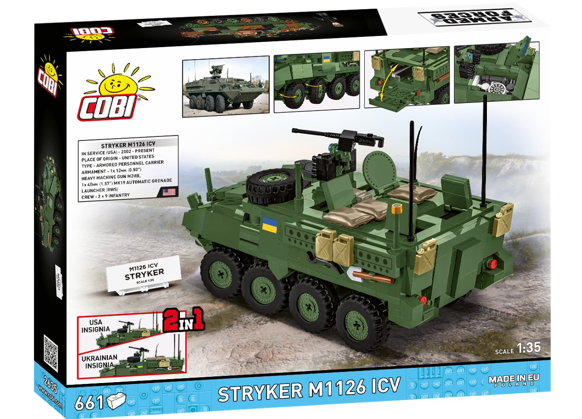 Kanadské obrněné vozidlo Stryker M1126 ICV COBI 2635 - Armed Forces 1:35