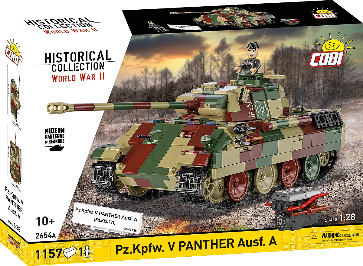 Německý střední tank Pz.Kpfw. V Panther Ausf. A  COBI 2654A - World War II 1:28
