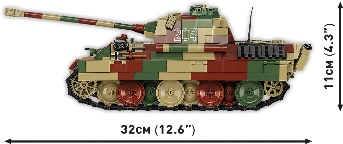 Německý střední tank Pz.Kpfw. V Panther Ausf. A  COBI 2654A - World War II 1:28