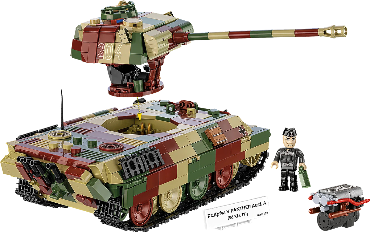 Německý střední tank Pz.Kpfw. V Panther Ausf. A  COBI 2654A - World War II 1:28
