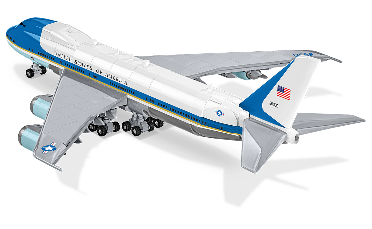 Dopravní letadlo Boeing 747 Air Force One COBI 26610A - Boeing 1:144