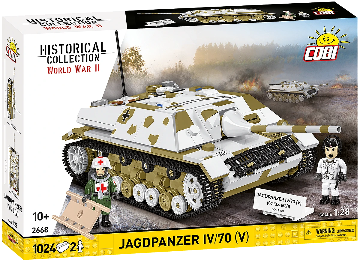 Německý stíhač tanků Jagdpanzer IV/70 (V) COBI 2668 - World War II 1:28