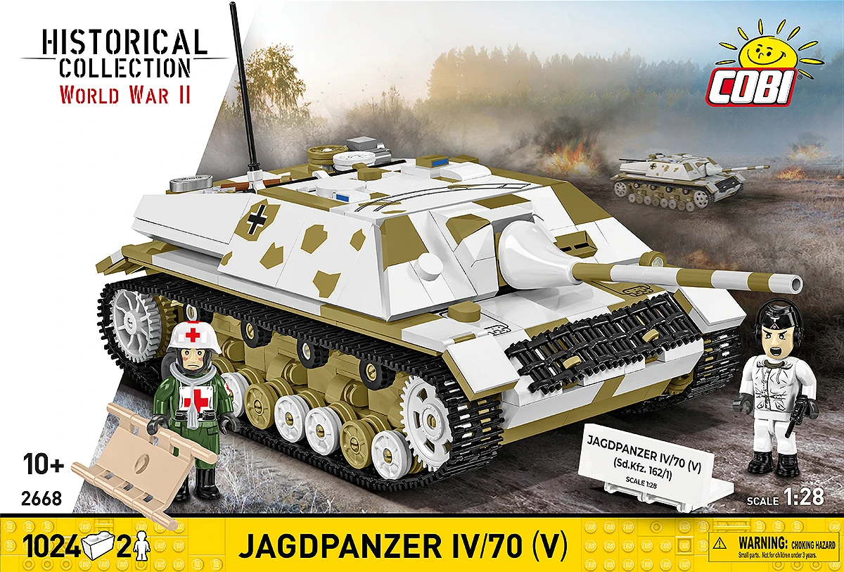 Německý stíhač tanků Jagdpanzer IV/70 (V) COBI 2668 - World War II 1:28
