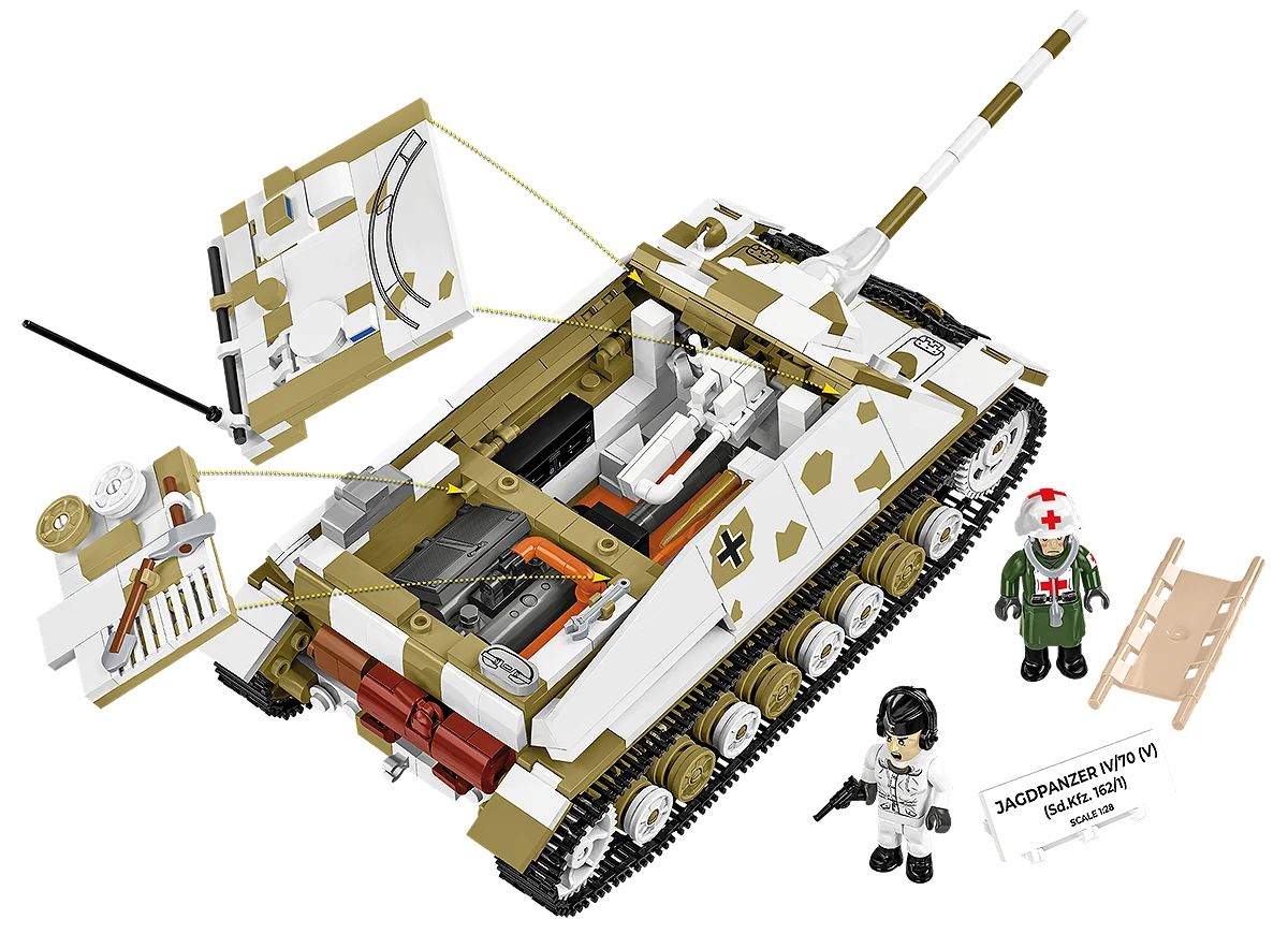Německý stíhač tanků Jagdpanzer IV/70 (V) COBI 2668 - World War II 1:28