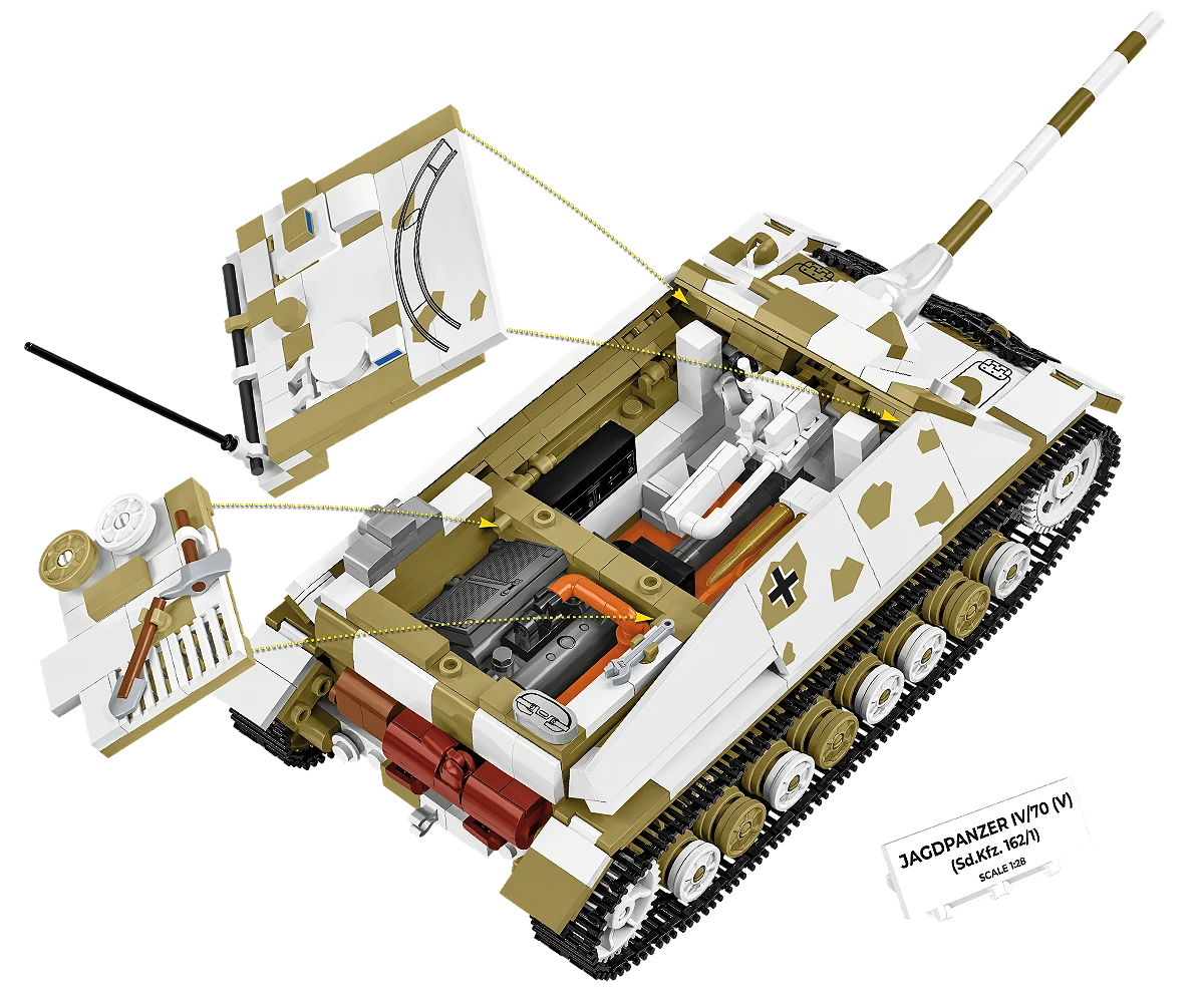 Německý stíhač tanků Jagdpanzer IV/70 (V) COBI 2668 - World War II 1:28