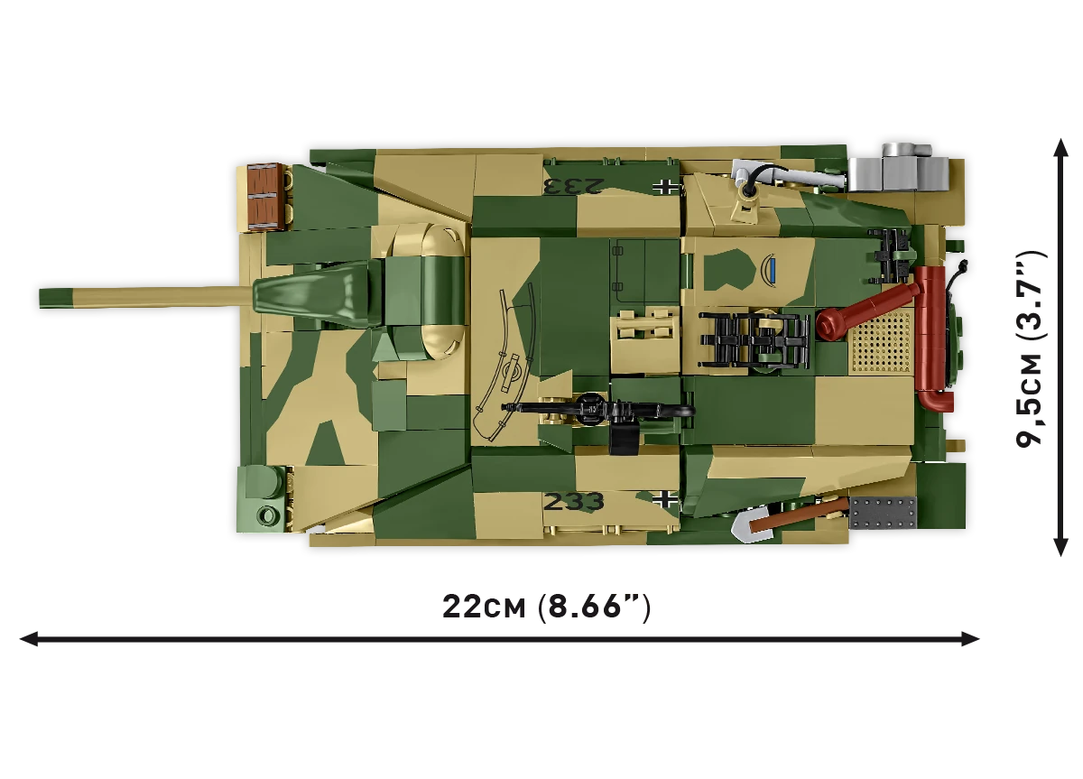 Německý stíhač tanků Jagdpanzer 38 (t) Chwat COBI 2670 - World War II 1:28