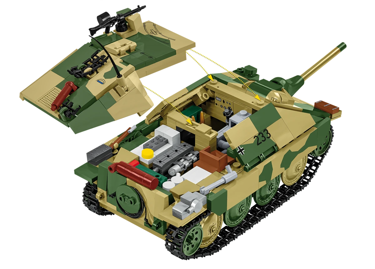 Německý stíhač tanků Jagdpanzer 38 (t) Chwat COBI 2670 - World War II 1:28