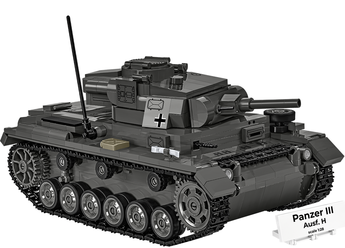 Německý střední tank Panzer III Ausf. H COBI 2672 World War II 1:28