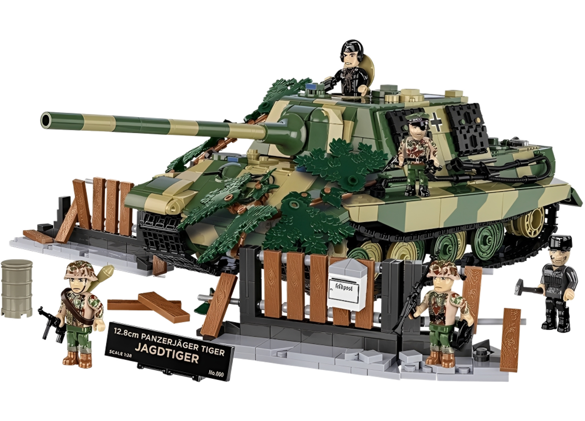 Německý těžký stíhač tanků 12,8cm Panzerjäger Tiger Ausf.B Jagdtiger  COBI 2673 - Limited Edition WW II 1:28