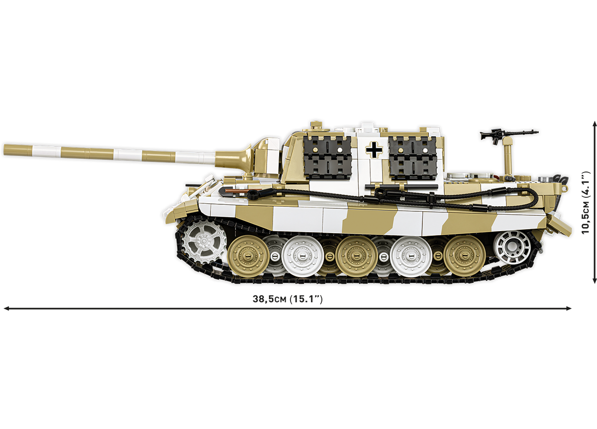 Německý těžký stíhač tanků Panzerjäger Tiger Ausf.B Jagdtiger  COBI 2674 World War II 1:28