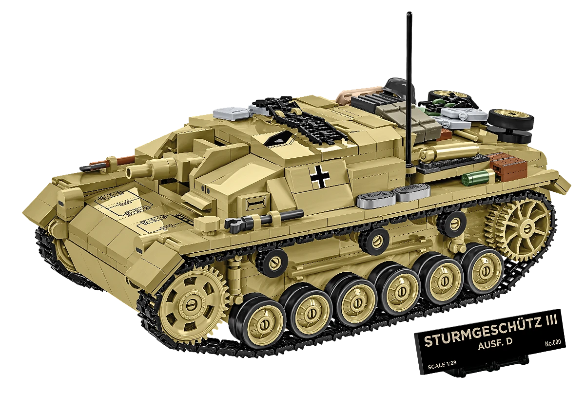 Německé samohybné útočné dělo Sturmgeschütz III Ausf.D COBI 2675 - Limited Edition WW II 1:28