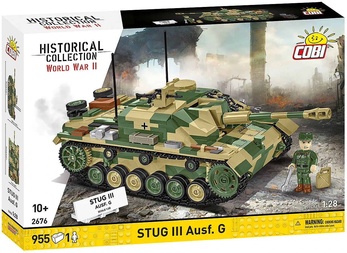 Německé samohybné útočné dělo STUG III Ausf. G COBI 2676 World War II 1:12
