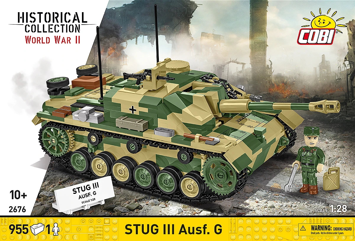 Německé samohybné útočné dělo STUG III Ausf. G COBI 2676 World War II 1:12