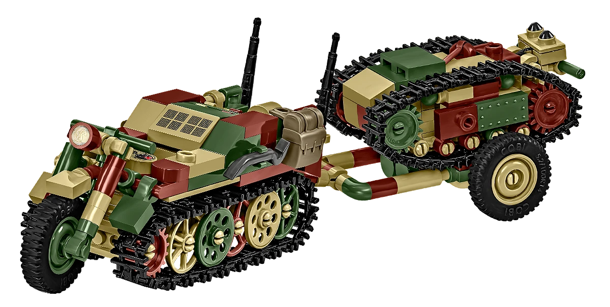 Americký lehký stíhač tanků M18 Hellcat & Kettenkrad COBI 2678 - Limited Edition WW II 1:28