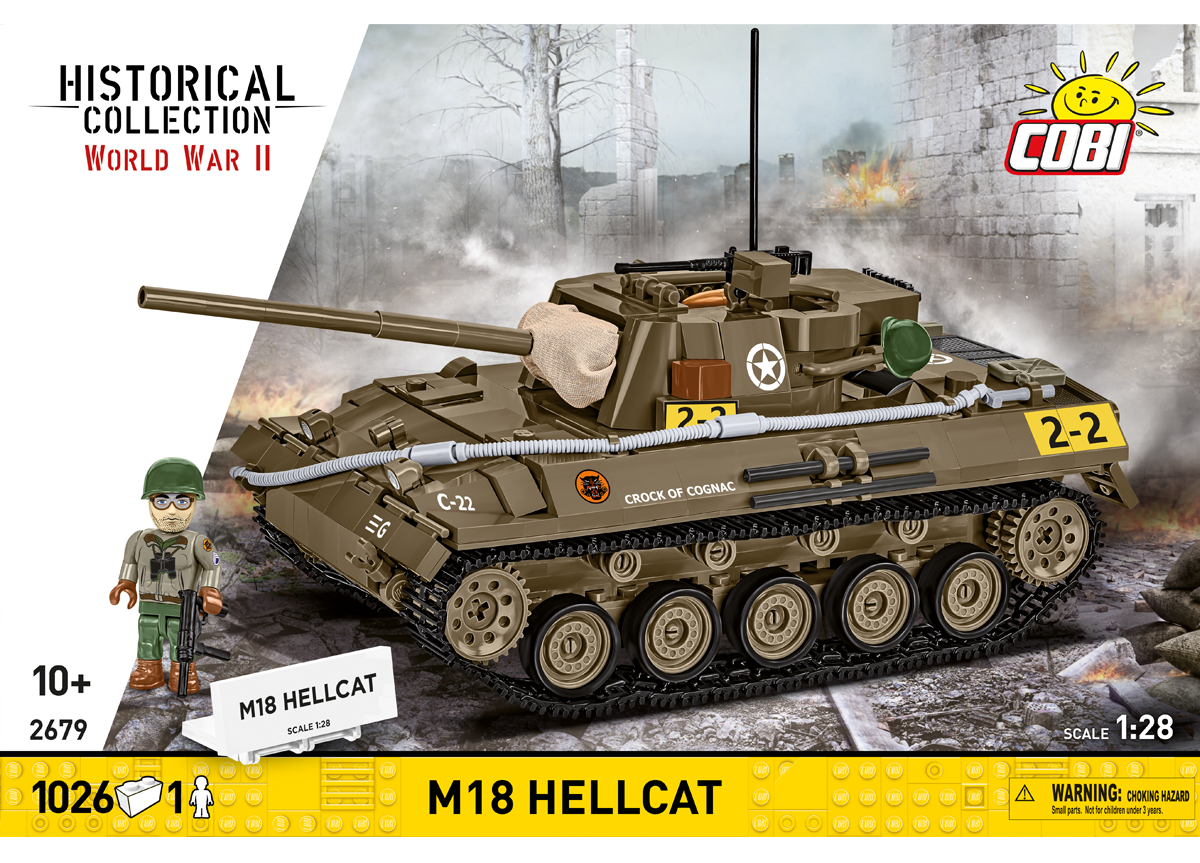 Americký lehký stíhač tanků M18 Hellcat COBI 2679 - World War  II 1:28