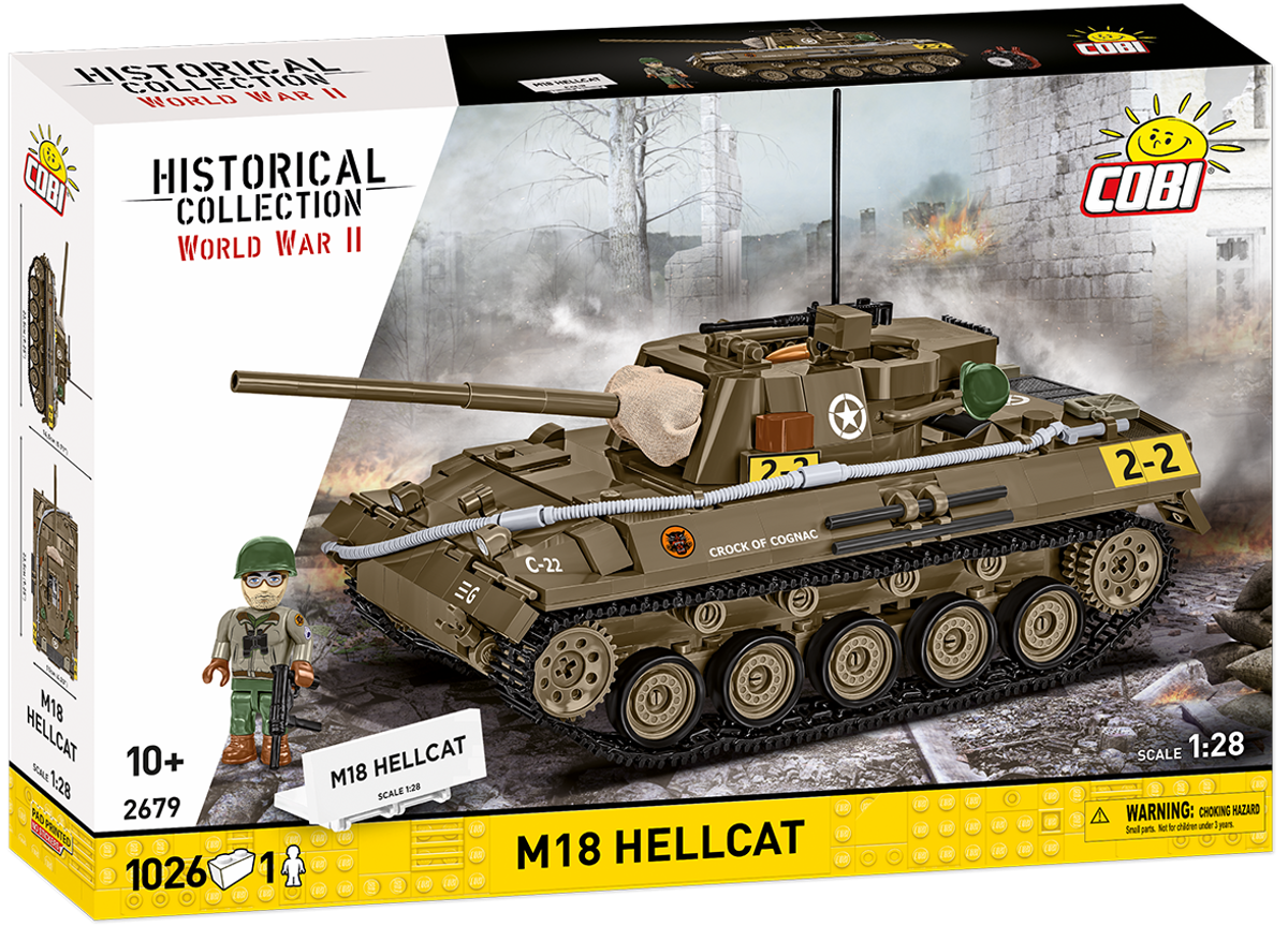 Americký lehký stíhač tanků M18 Hellcat COBI 2679 - World War  II 1:28