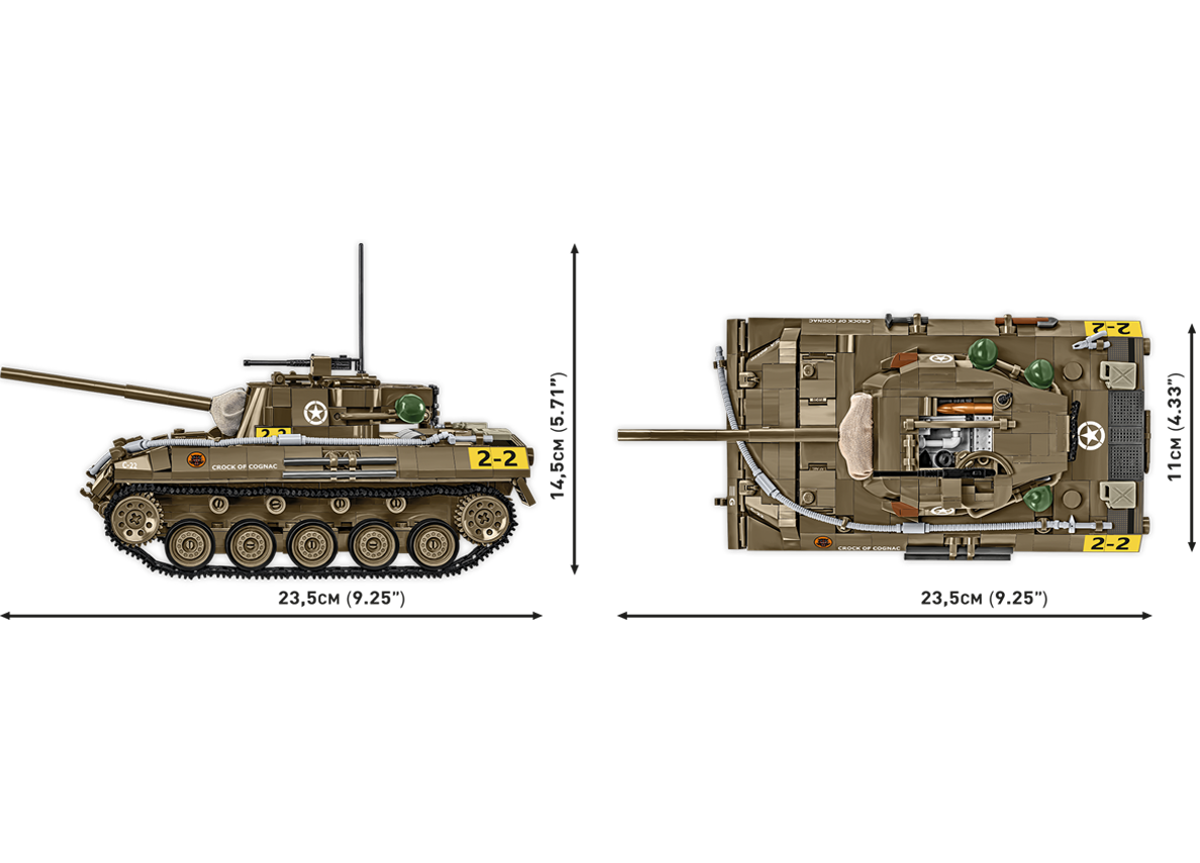 Americký lehký stíhač tanků M18 Hellcat COBI 2679 - World War  II 1:28