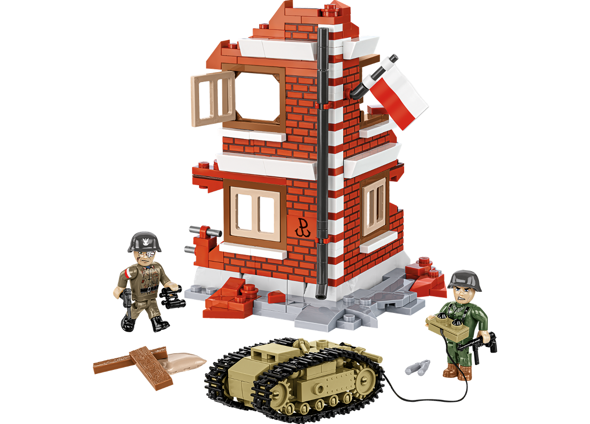 Německá pásová bomba Goliath - Varšavské povstání COBI 2680 - World War II 1:28