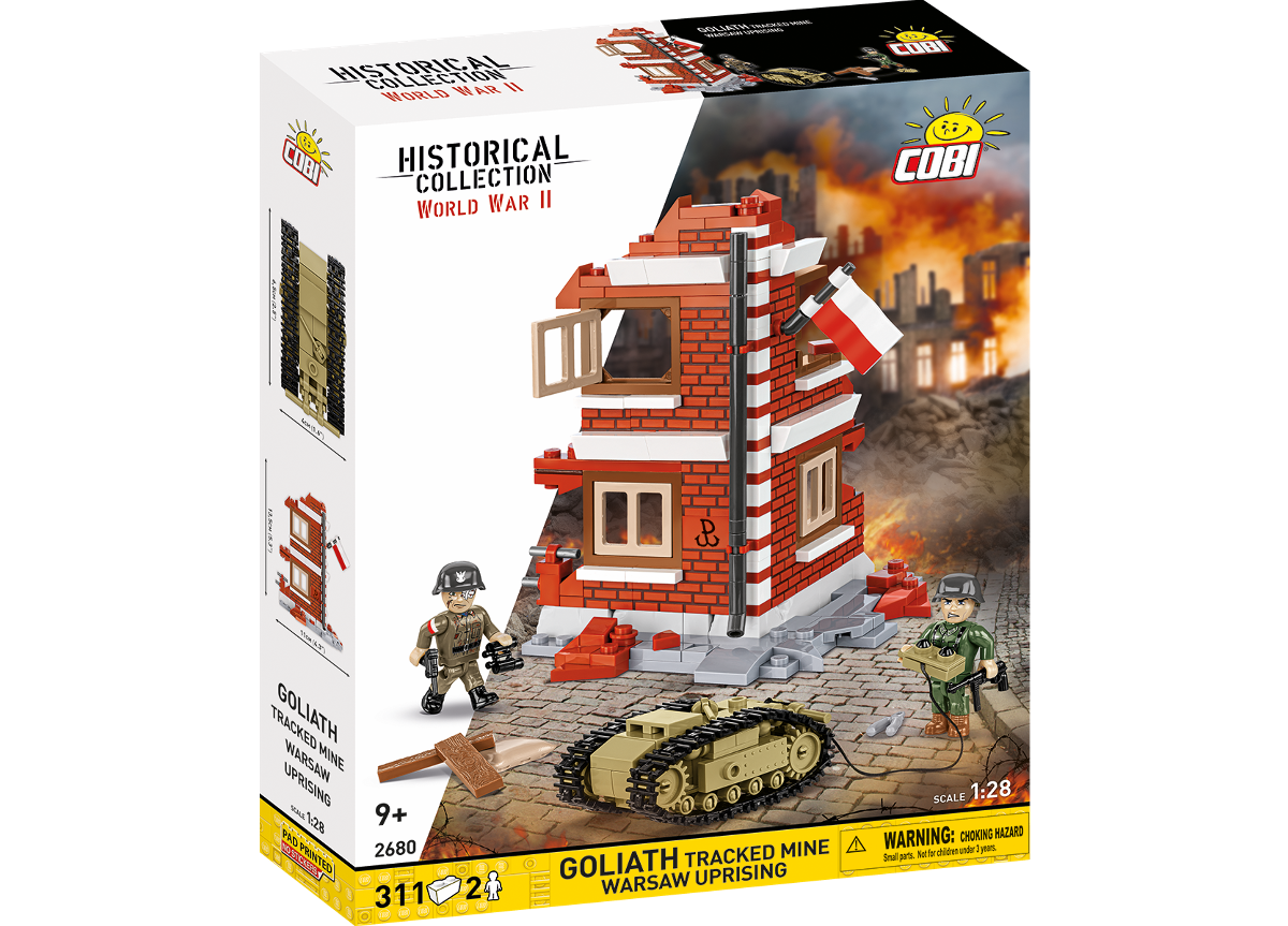 Německá pásová bomba Goliath - Varšavské povstání COBI 2680 - World War II 1:28