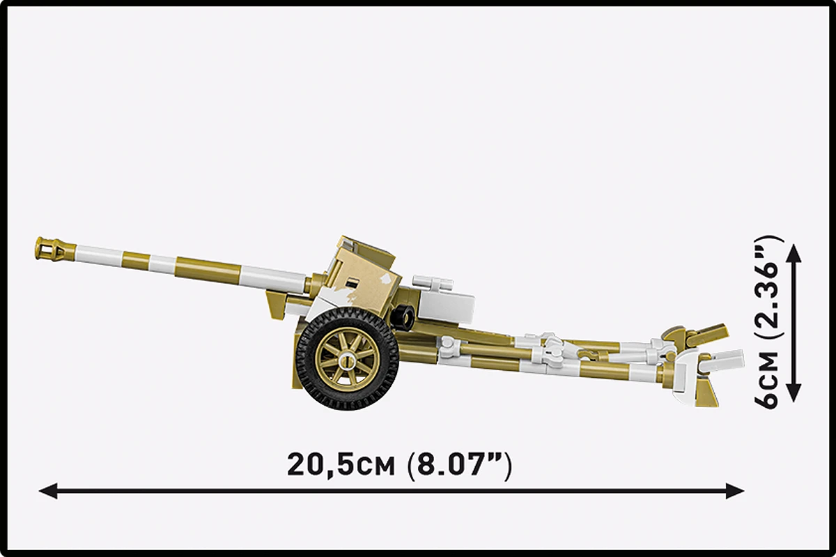 Ruský střední tank T-34-85 & 7.5 PaK 40 COBI 2682 - Limited Edition WW II 1:12
