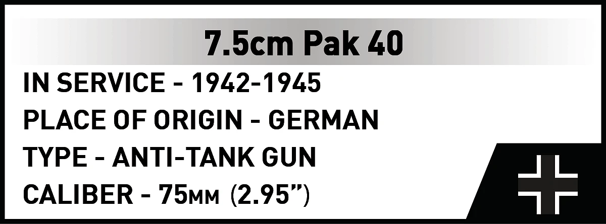Ruský střední tank T-34-85 & 7.5 PaK 40 COBI 2682 - Limited Edition WW II 1:12