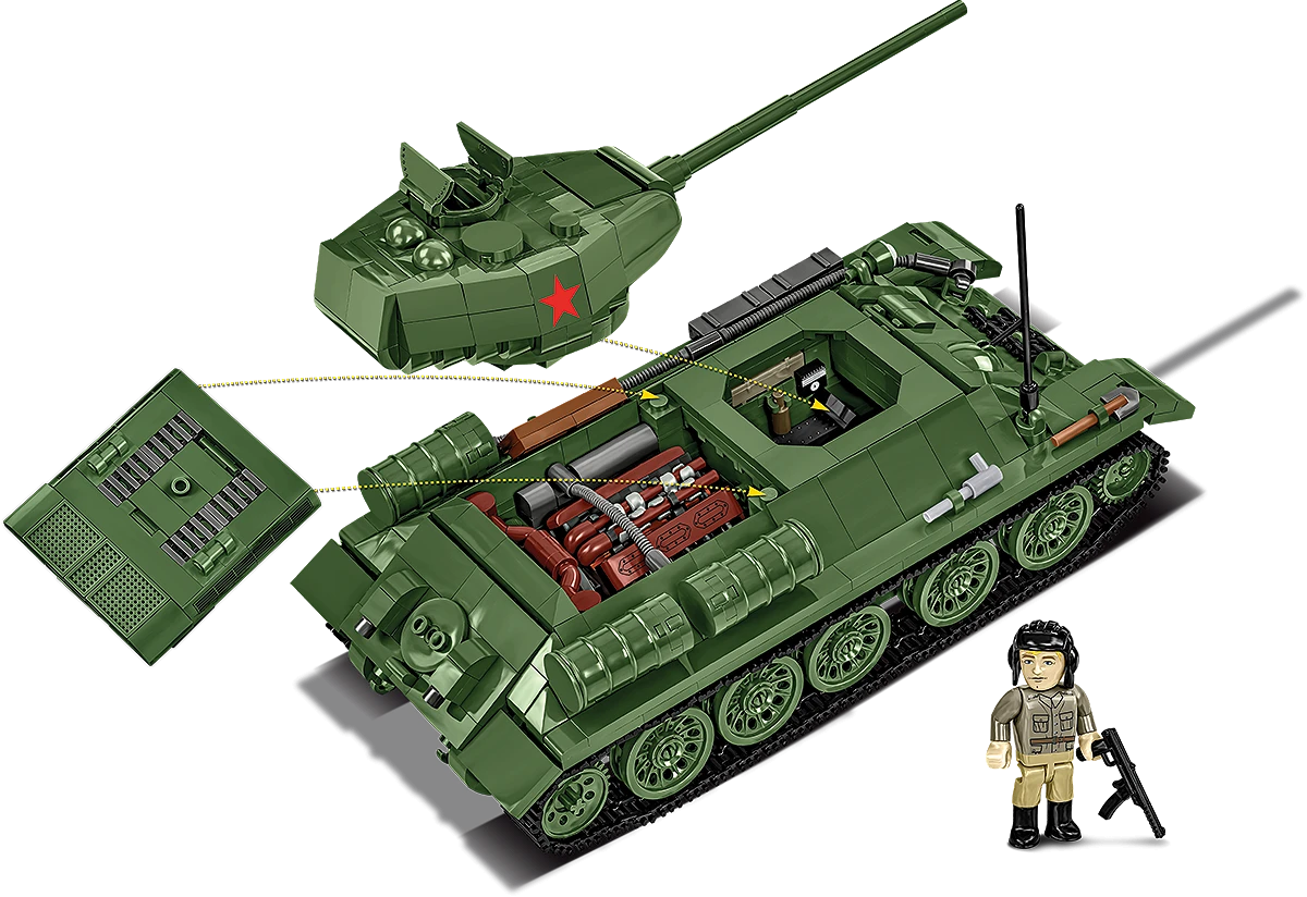 Ruský střední tank T-34-85 COBI 2683 - World War II 1:28