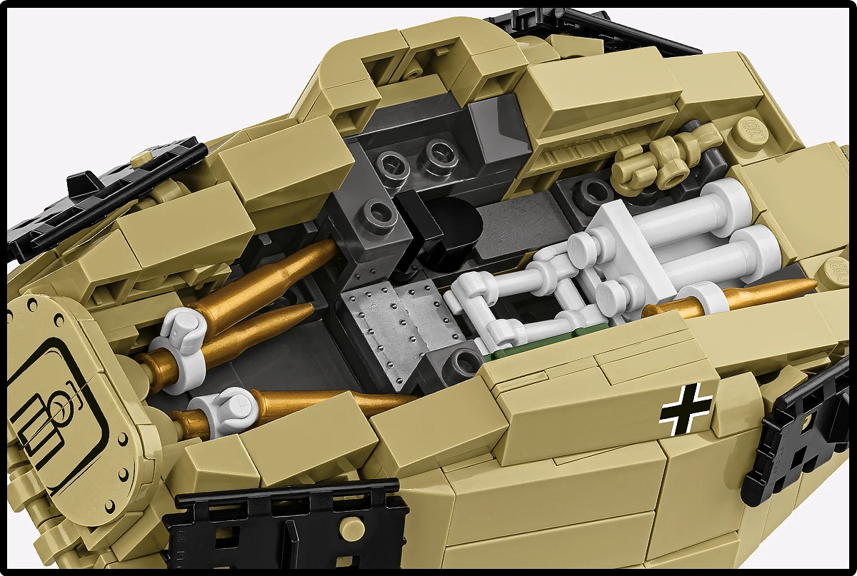 Německý těžký tank Tiger II King Tiger (KTV2) COBI 2686 - World War II 1:28