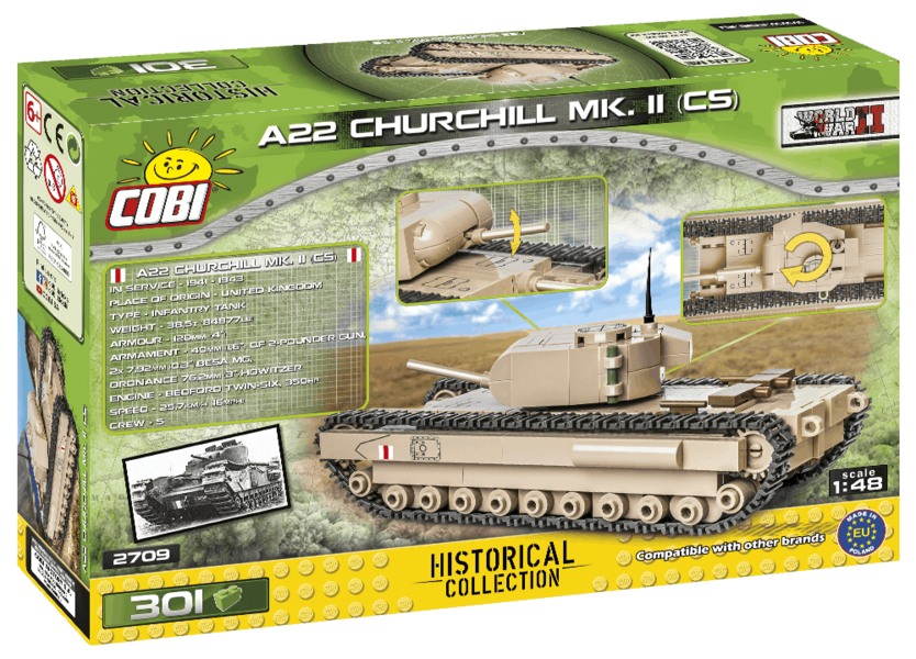 Britský pěchotní tank A22 CHURCHILL Mk. II (CS) COBI 2709 - World  War II
