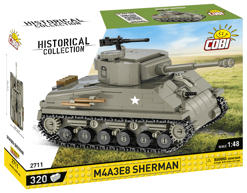 Americký tank Sherman M4A3E8 COBI 2711 - World War II