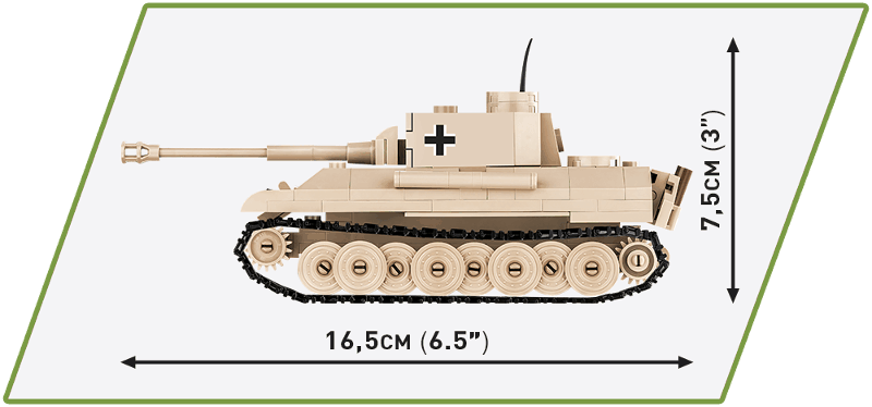 Německý střední tank PzKpfw V PANTHER Ausf. G COBI 2713 - World War II