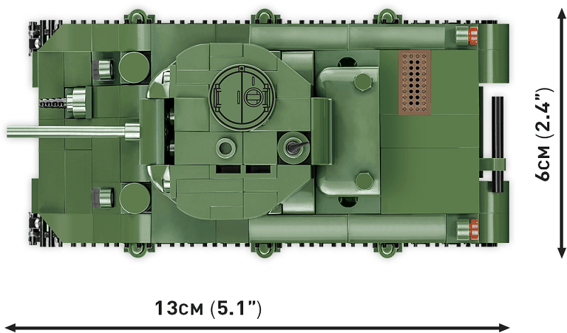 Americký tank Sherman M4A1 COBI 2715 - World War II