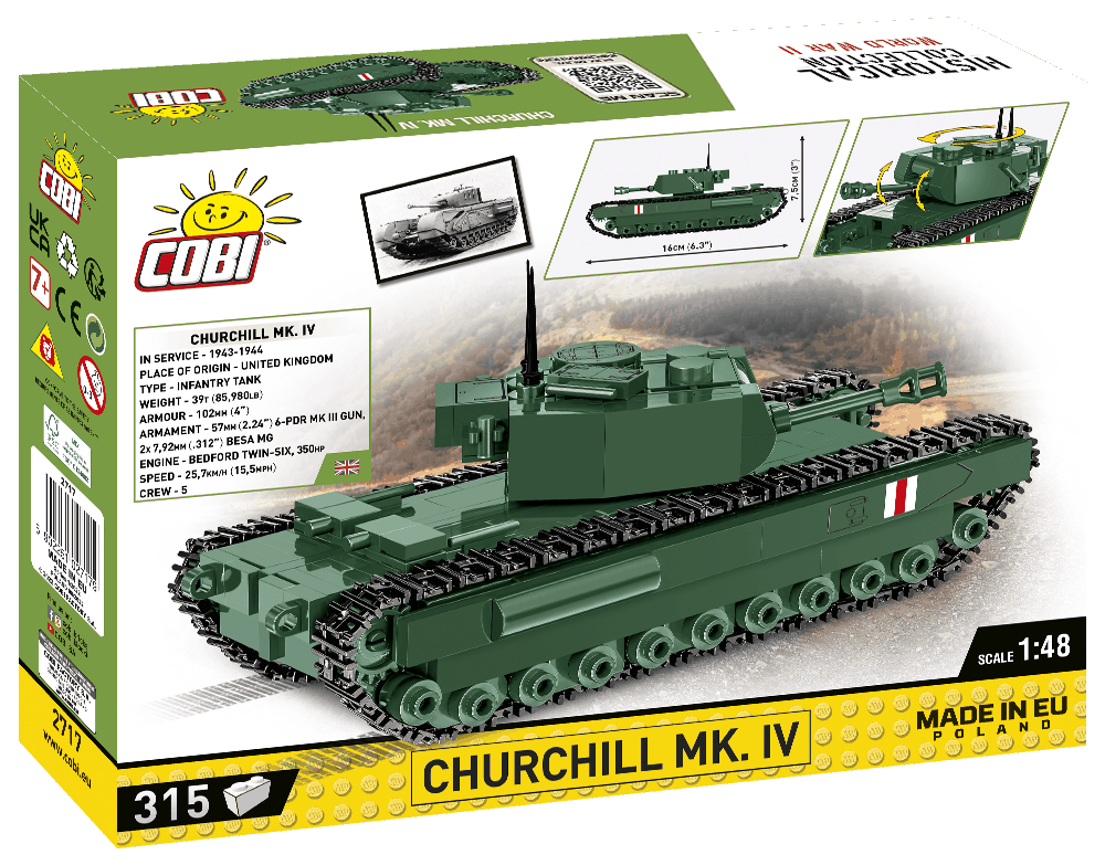 Britský pěchotní tank A22 CHURCHILL Mk. II (CS) COBI 2717 - World  War II