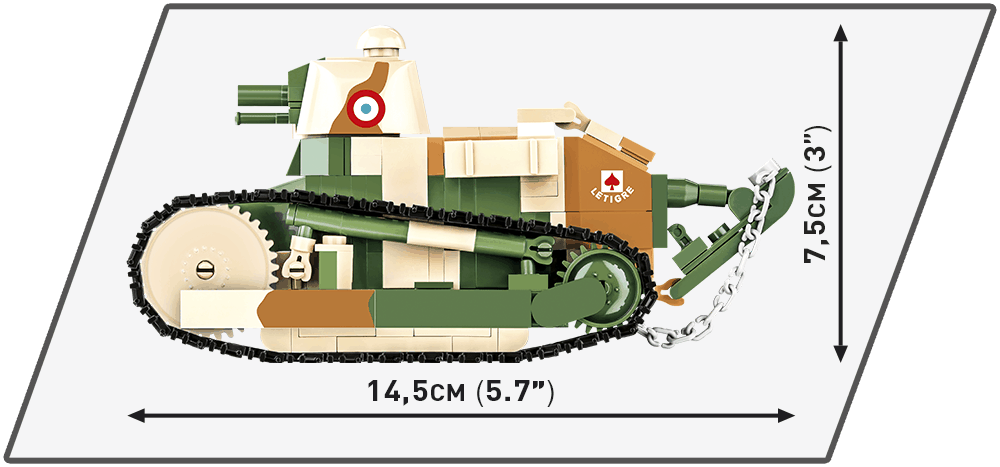 Lehký tank RENAULT FT VICTORY 1920 COBI 2991 - Great War