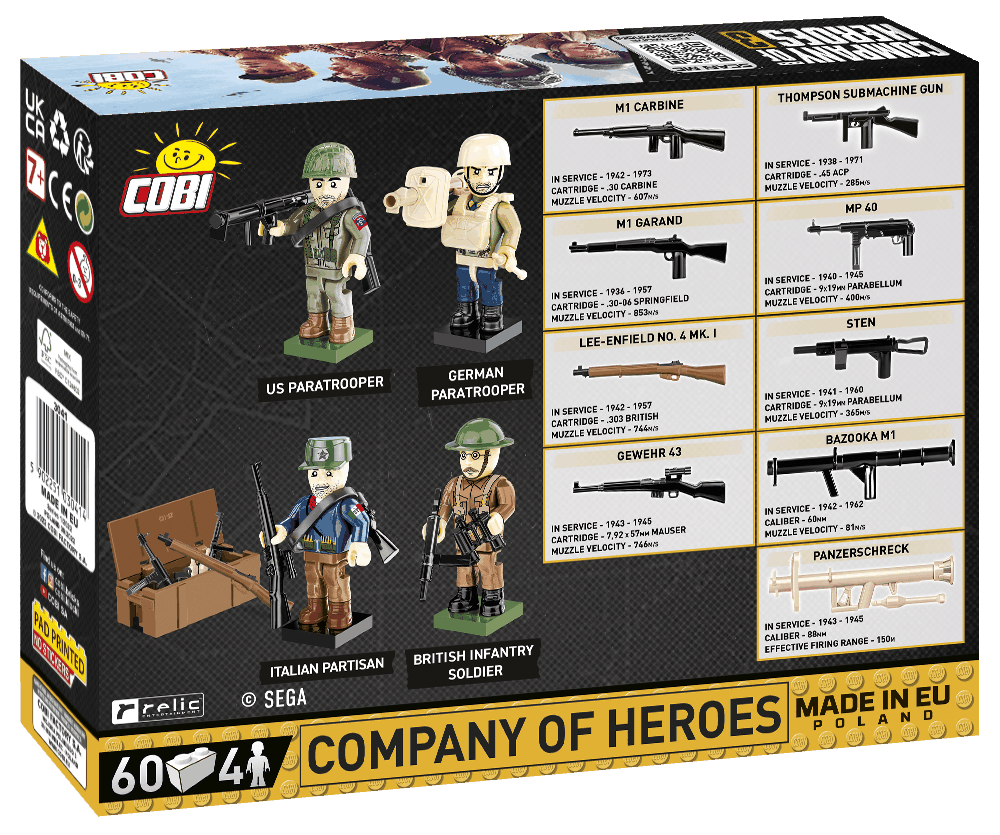 Sada figurek vojáků COBI 3041 - Company of Heroes 3