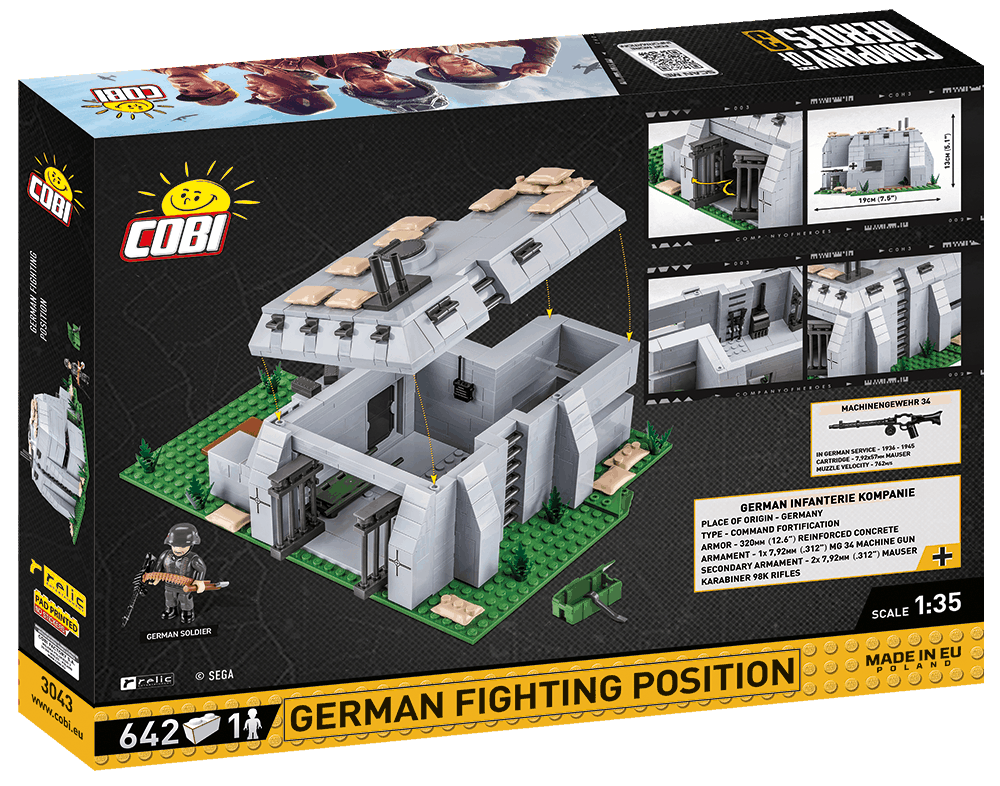 Německé bojové opevnění COBI 3043 - Company of Heroes 3