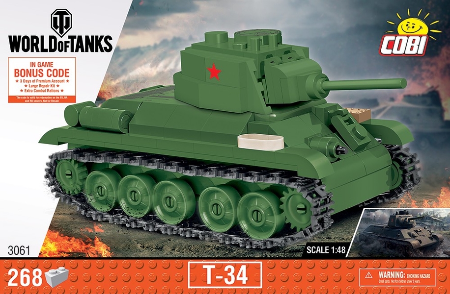 Ruský tank T-34 COBI 3061 - World of Tanks