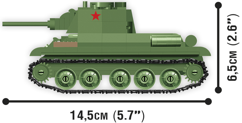 Ruský tank T-34 COBI 3061 - World of Tanks