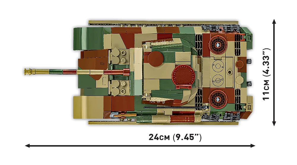 Německý tank Panzer V Panther & ruské dělo 152mm ML-20 COBI 3144 - Limited Edition WW II 1:35