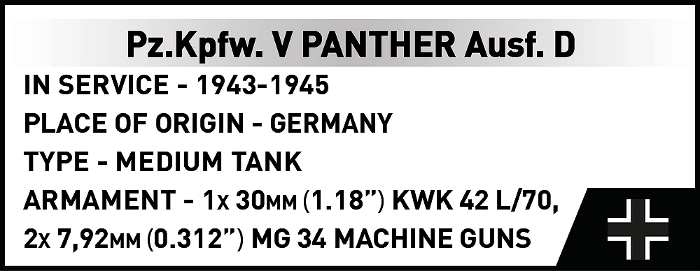 Německý tank Panzer V Panther & ruské dělo 152mm ML-20 COBI 3144 - Limited Edition WW II 1:35