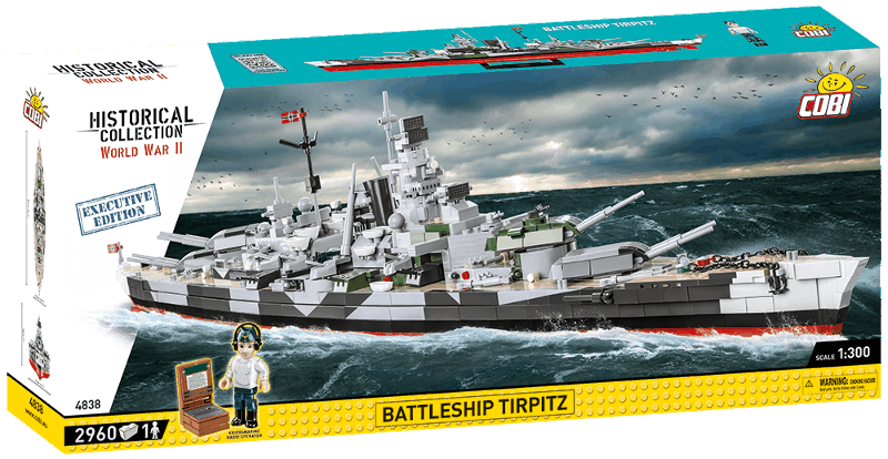 Bitevní loď TIRPITZ COBI 4838 - Executive Edition WW II
