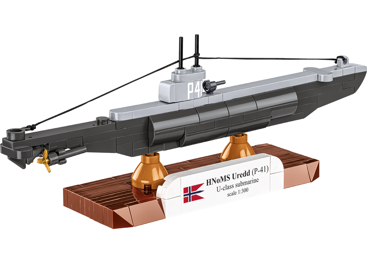Nórska ponorka HNoMS UREDD P-41 COBI 4861 - World War II 1:300
